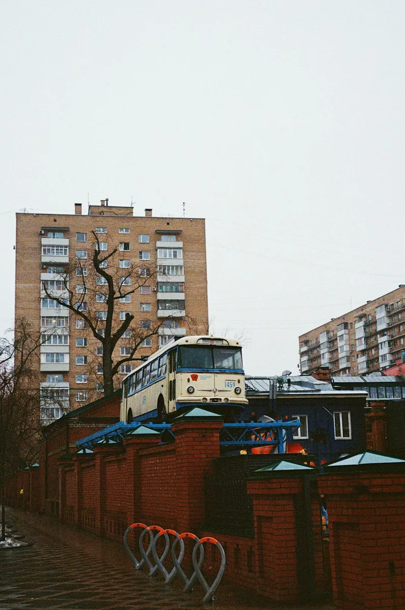 Троллейбус в Депо Лесная — место для фотосессии